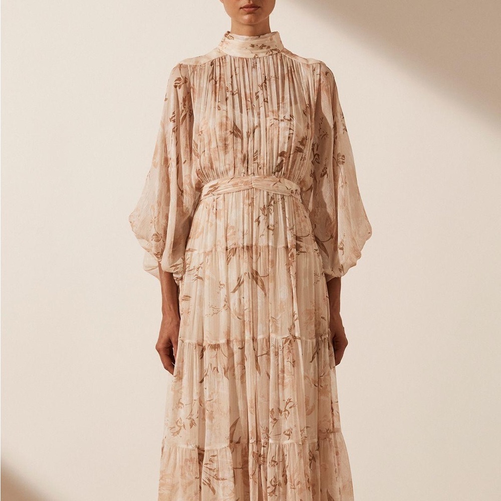 ISO Shona Joy Nina backless midi dress.